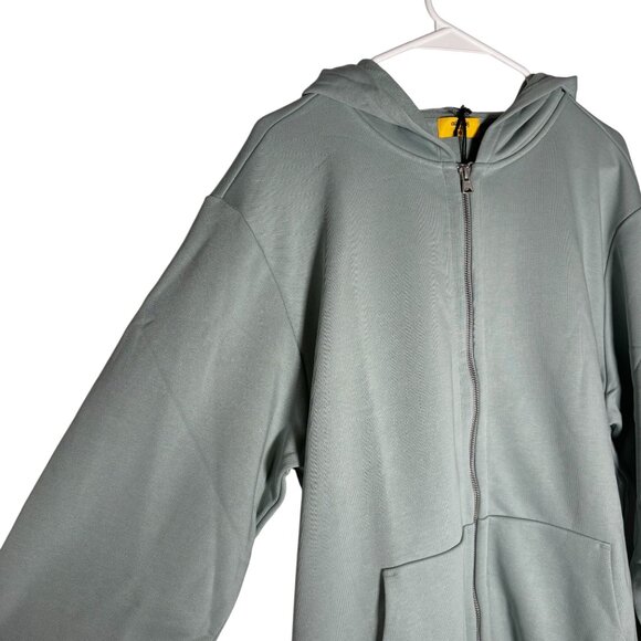 Allbirds Anytime Full Zip Hoodie in Bark Grey Green Men's Size XL New W/ Tags! - Picture 2 of 5
